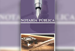 f) Personas habilitadas como notarios públicos e información relacionada